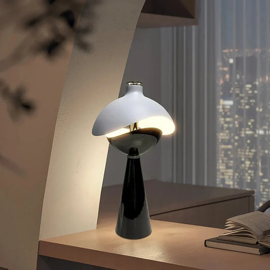 Layered Dome Cordless Table Lamp