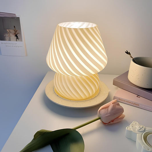 Hand-Blown Glass Table Lamp