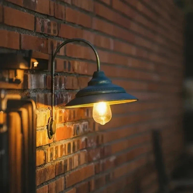Vintage Solar Wall Light