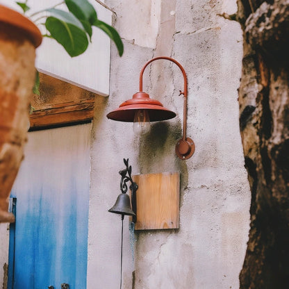 Vintage Solar Wall Light