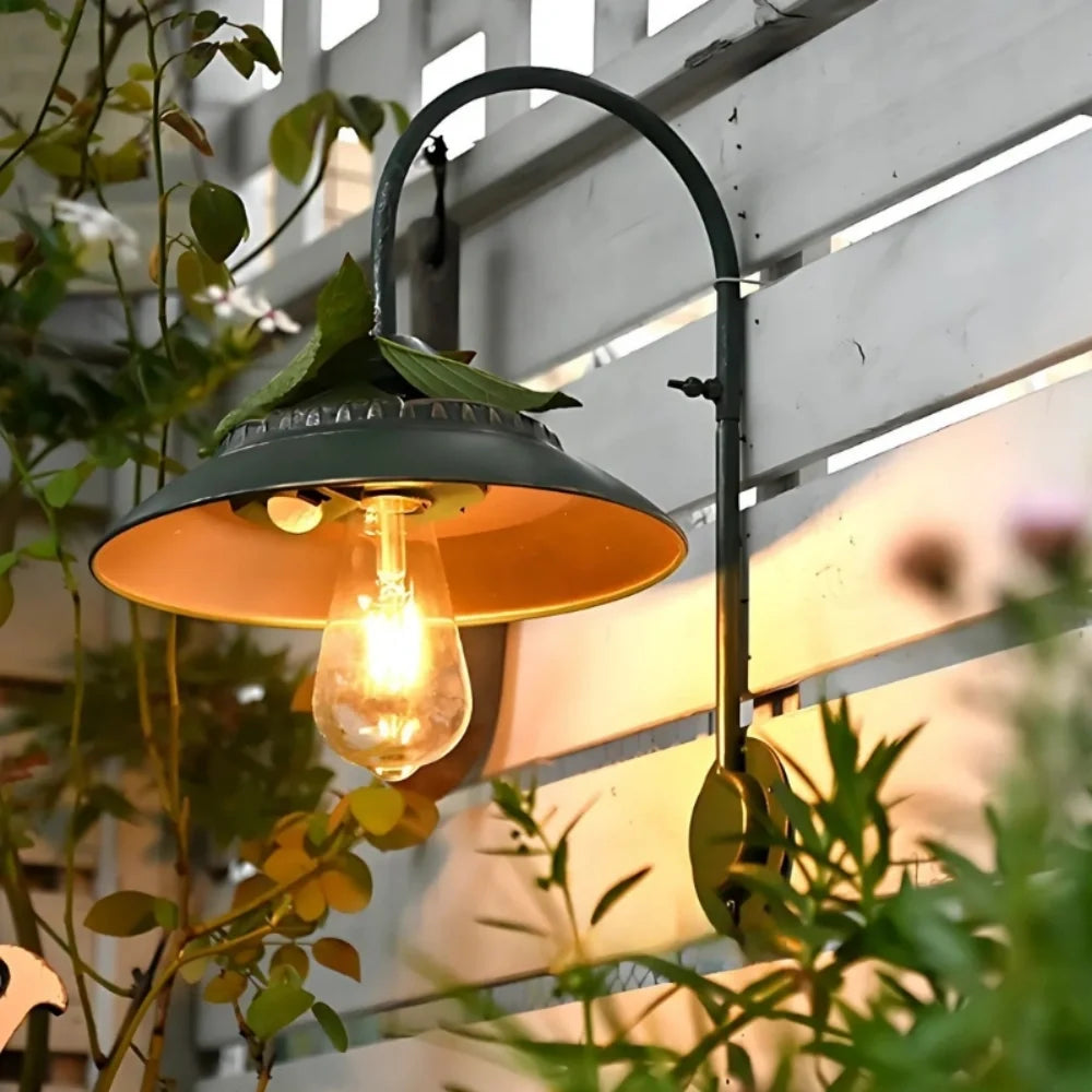 Vintage Solar Wall Light