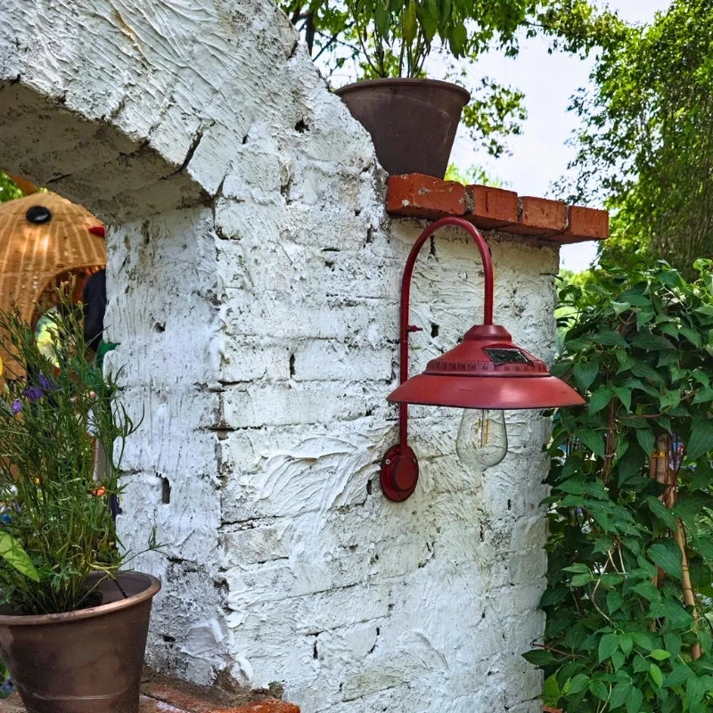 Vintage Solar Wall Light