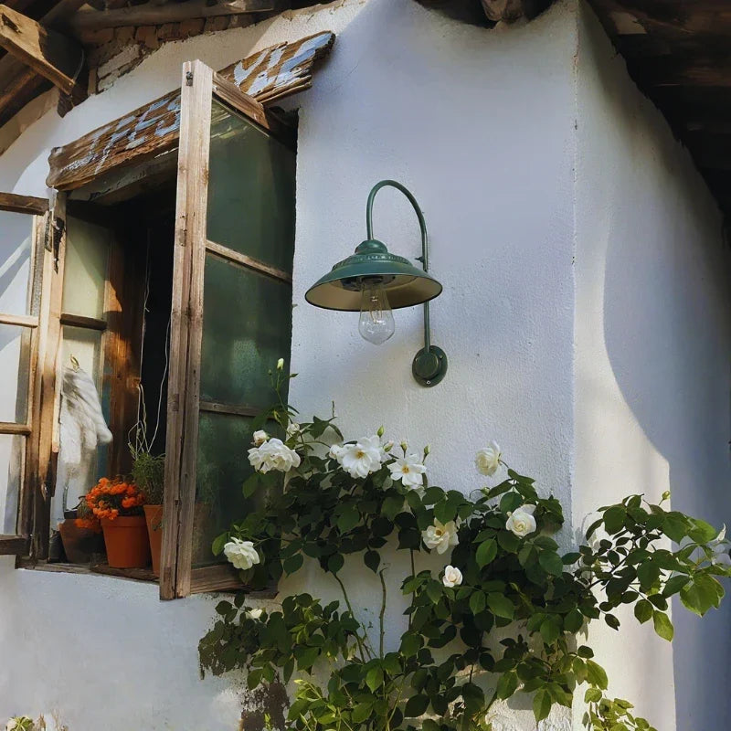 Vintage Solar Wall Light