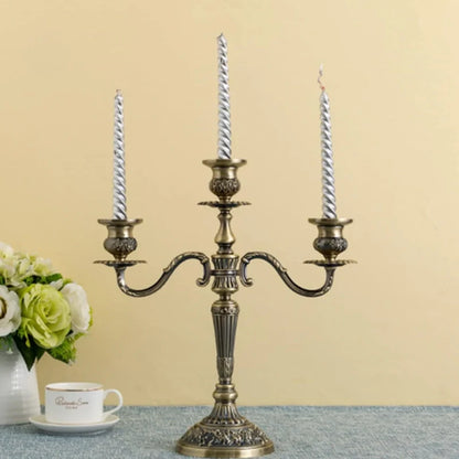 Baroque Metal Candelabra
