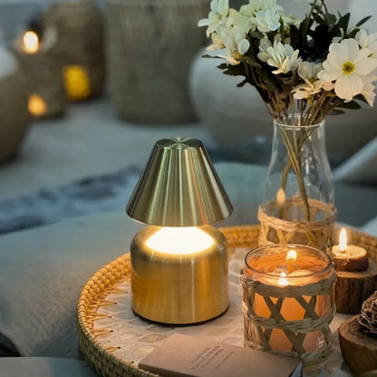 Mini Metal Cordless Table Lamp