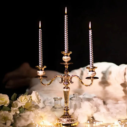 Baroque Metal Candelabra