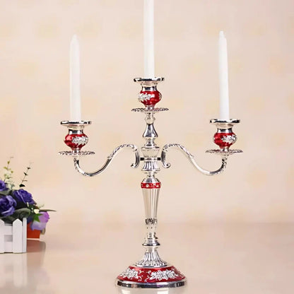 Baroque Metal Candelabra
