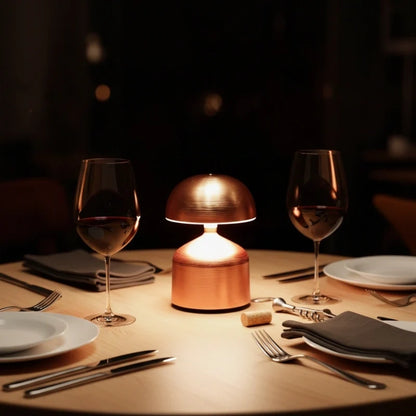 Mini Metal Cordless Table Lamp