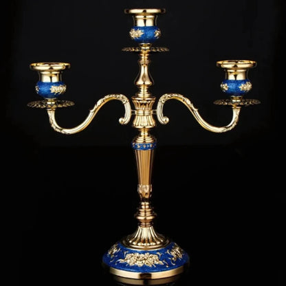Baroque Metal Candelabra