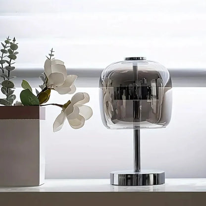 Frosted Glass Globe Table Lamp
