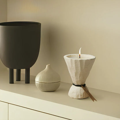 Cement Candle Holder