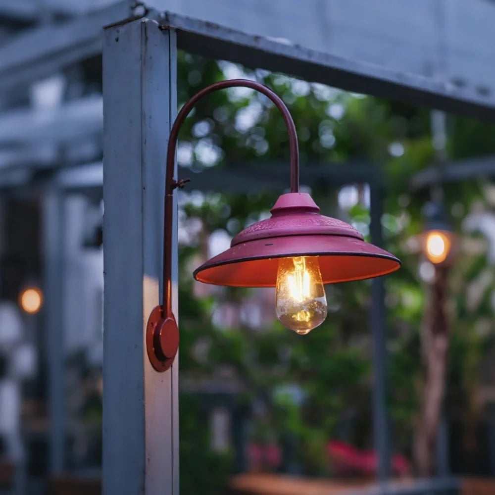 Vintage Solar Wall Light