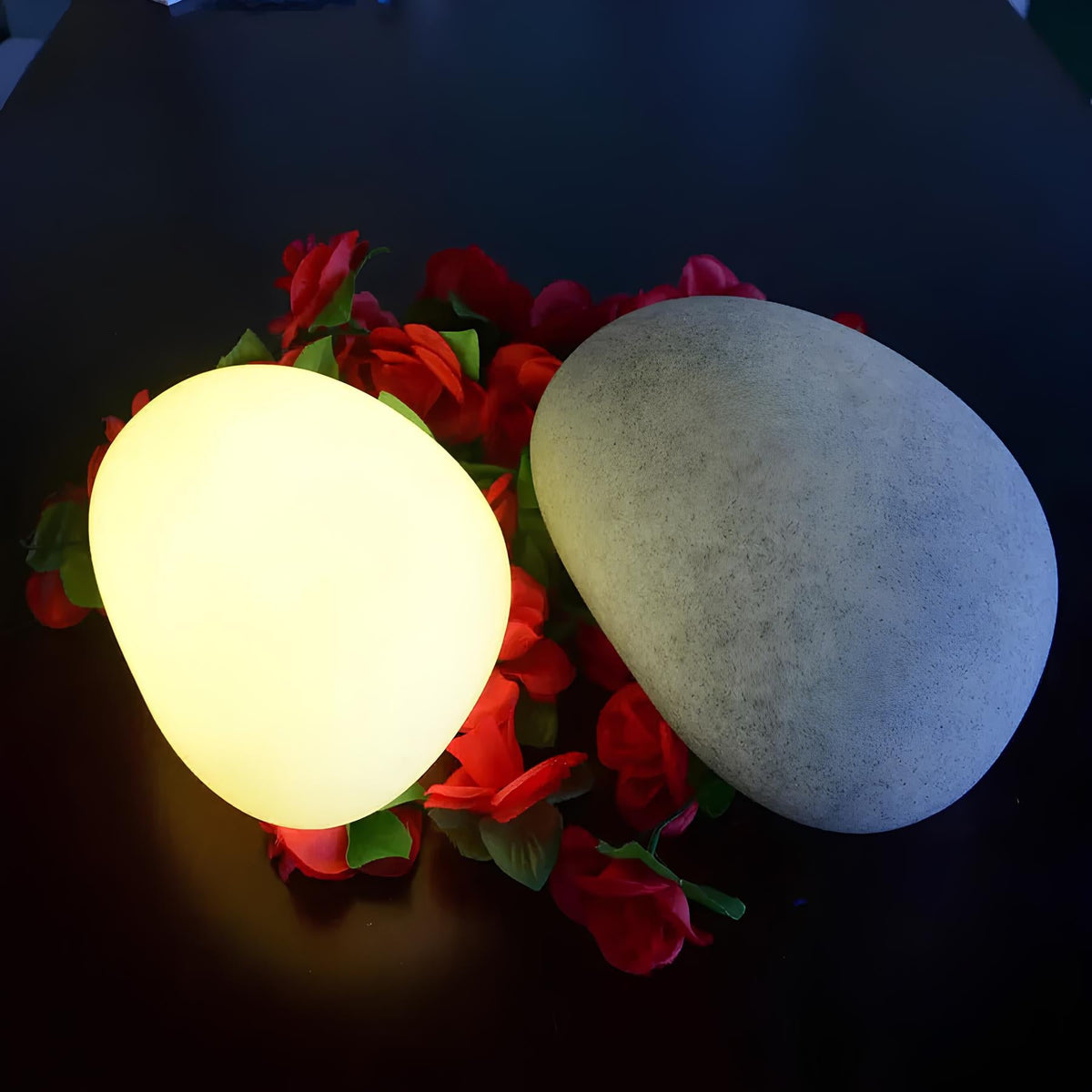 Stone-Shaped Garden Light