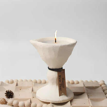 Cement Candle Holder