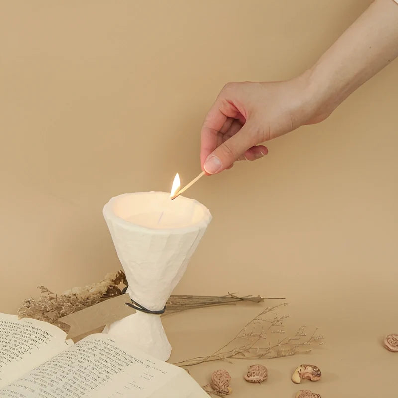 Cement Candle Holder