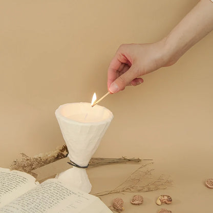 Cement Candle Holder