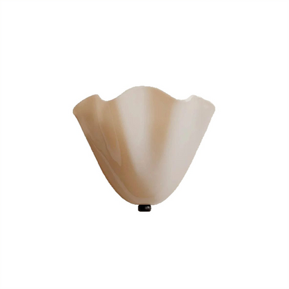French Petal Glass Wall Sconce