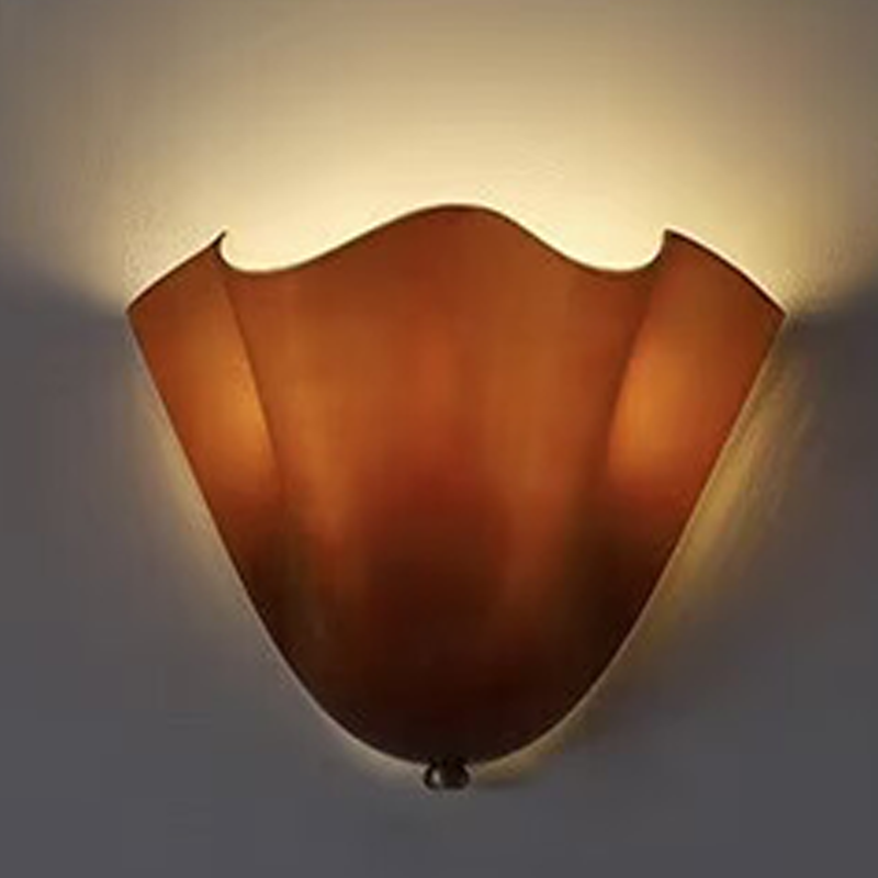 French Petal Glass Wall Sconce