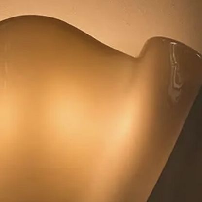 French Petal Glass Wall Sconce