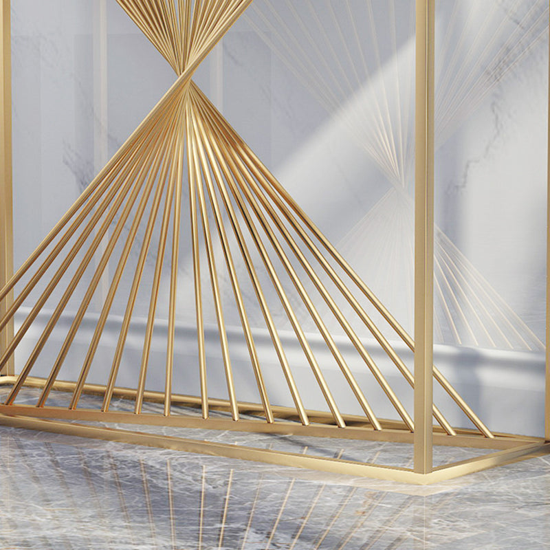 Marble-Effect Console Table