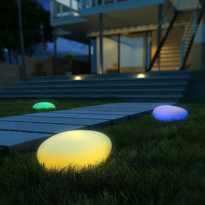 Stone-Shaped Garden Light