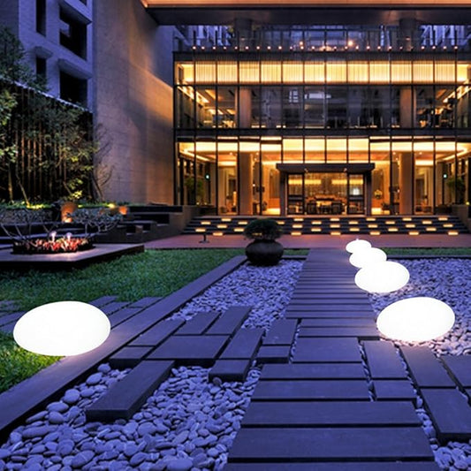 Stone-Shaped Garden Light