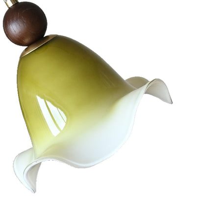 Vintage Flower Glass Pendant Light