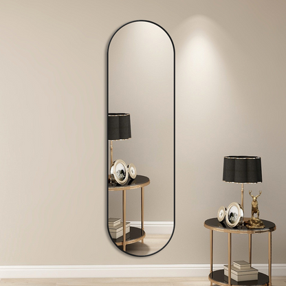 Oval Full-Length Wall Mirror