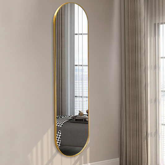 Oval Full-Length Wall Mirror