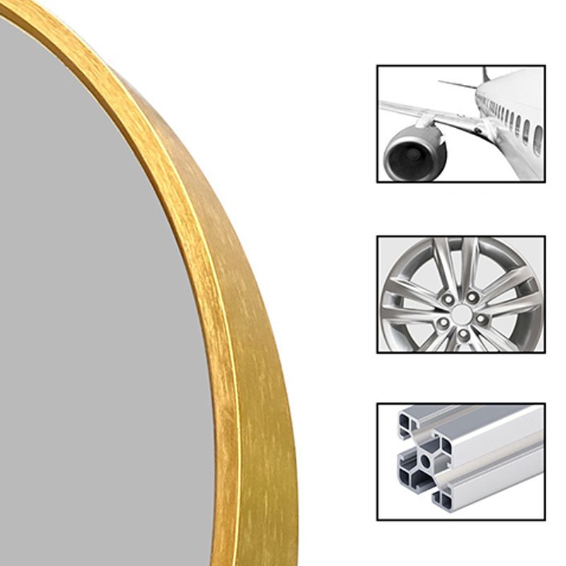 Oval Full-Length Wall Mirror