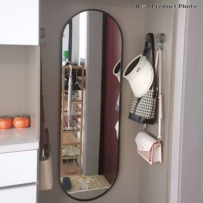 Oval Full-Length Wall Mirror