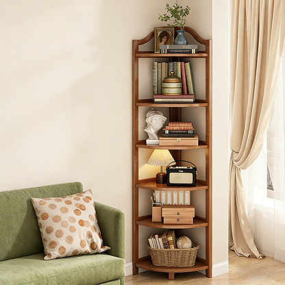 Bamboo Corner Shelf