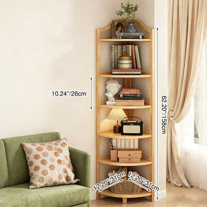 Bamboo Corner Shelf