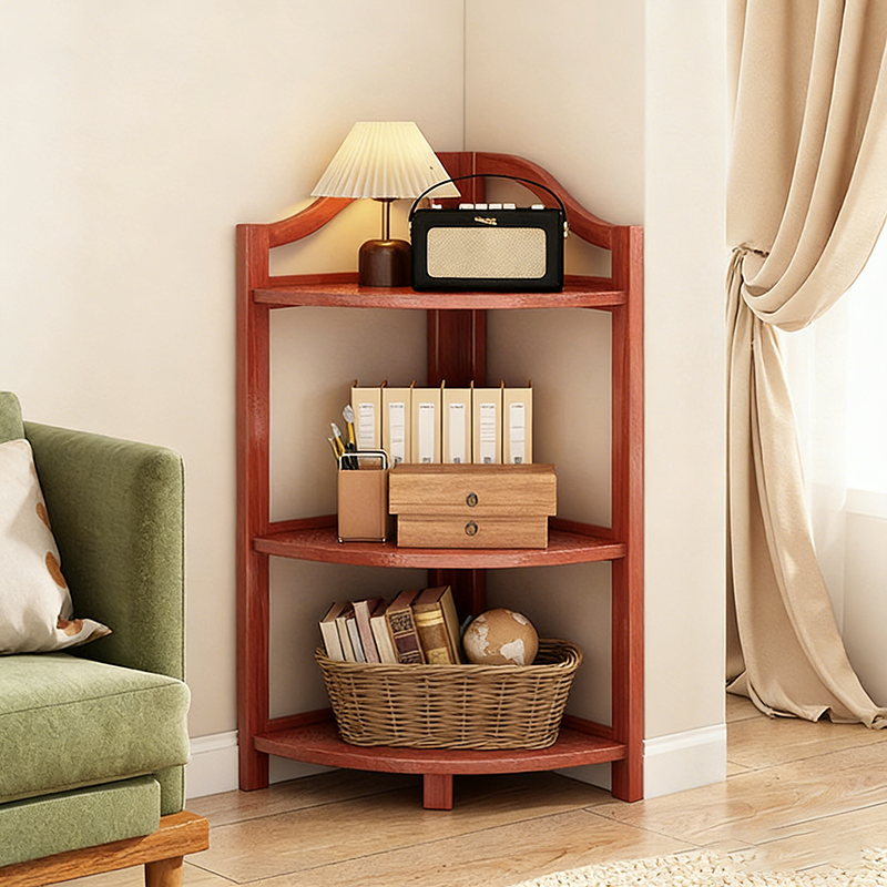 Bamboo Corner Shelf