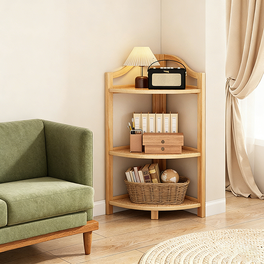 Bamboo Corner Shelf