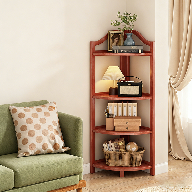 Bamboo Corner Shelf