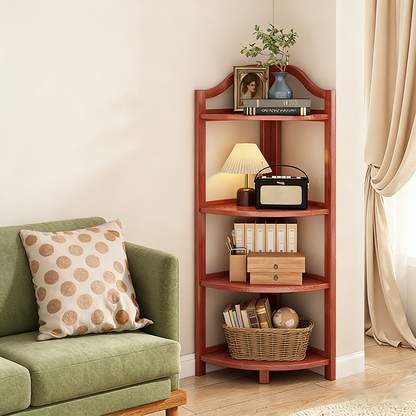 Bamboo Corner Shelf