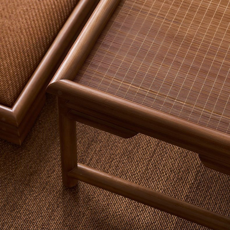 Low Bamboo Coffee Table