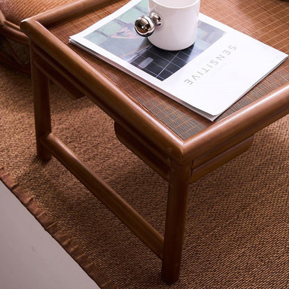 Low Bamboo Coffee Table