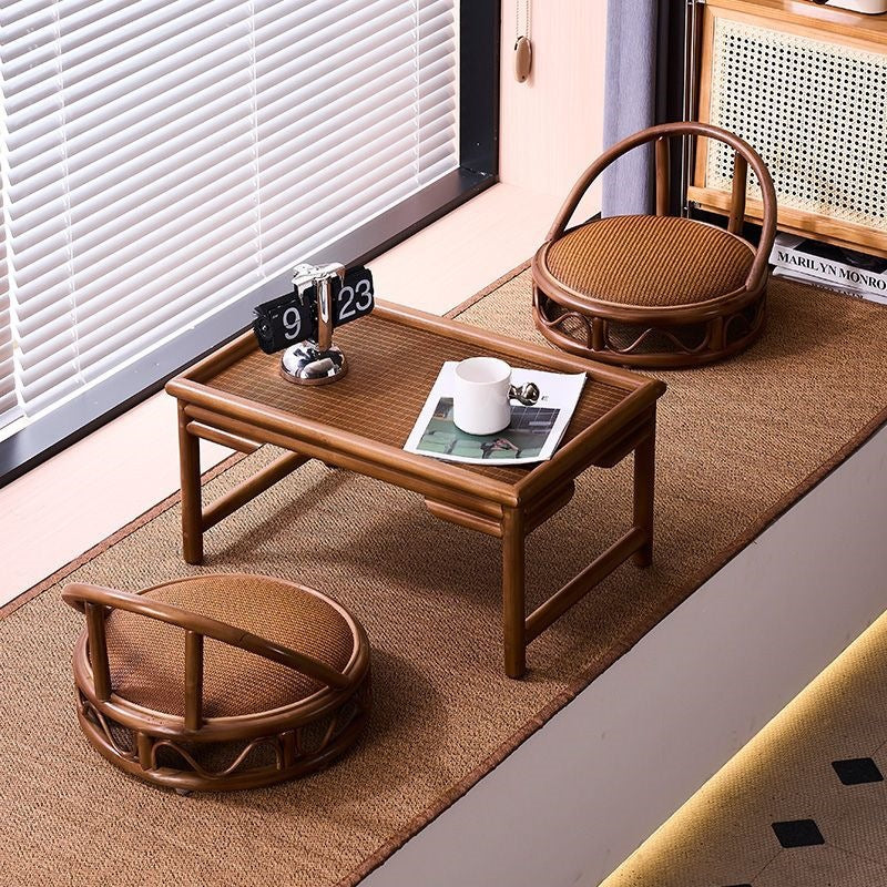 Low Bamboo Coffee Table