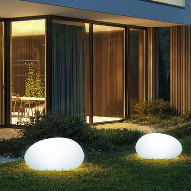 Stone-Shaped Garden Light