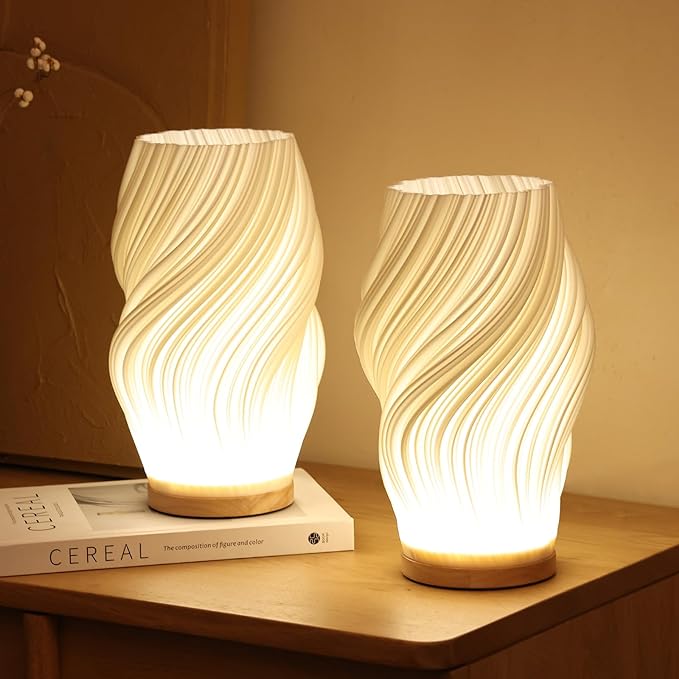 Pleated Shade USB Table Lamp