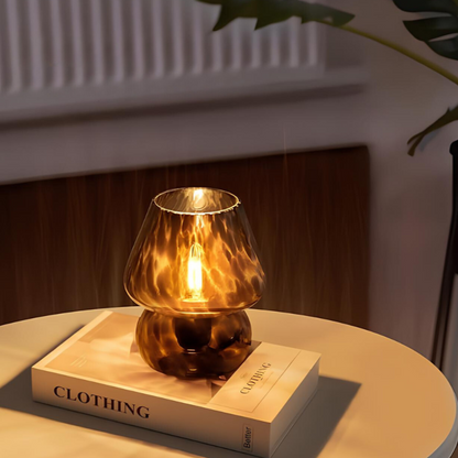 Hand-Blown Glass Table Lamp