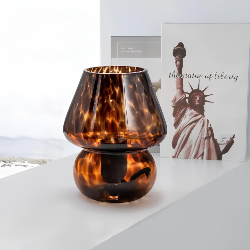Hand-Blown Glass Table Lamp