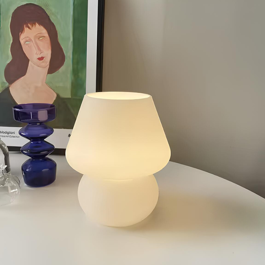 Hand-Blown Glass Table Lamp