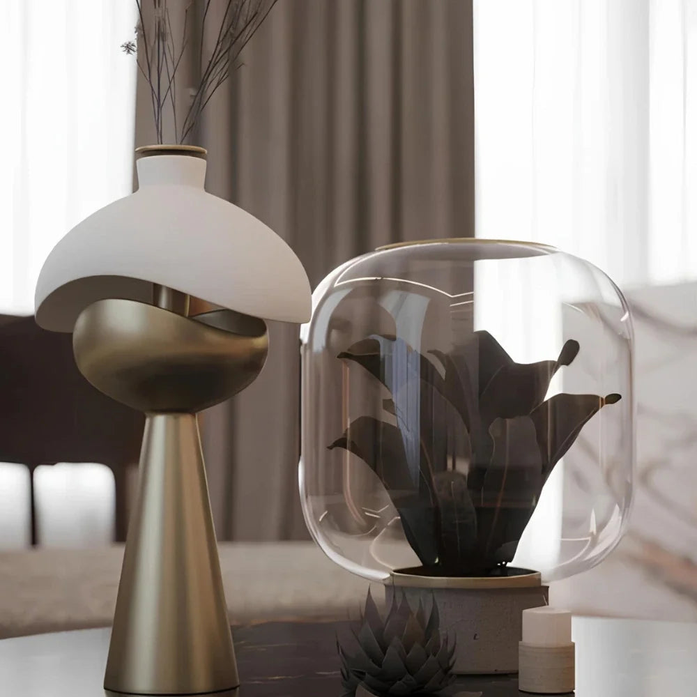 Layered Dome Cordless Table Lamp