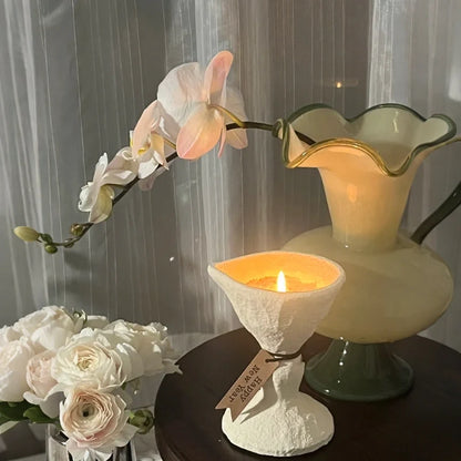 Cement Candle Holder