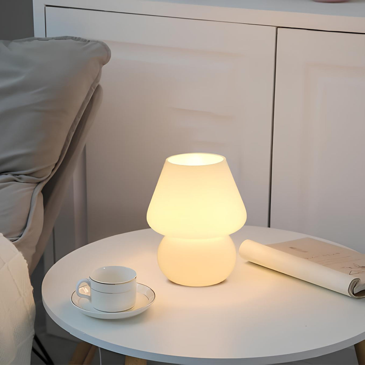 Hand-Blown Glass Table Lamp