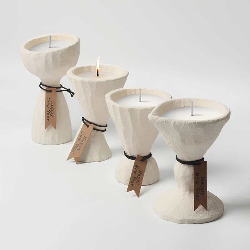 Cement Candle Holder