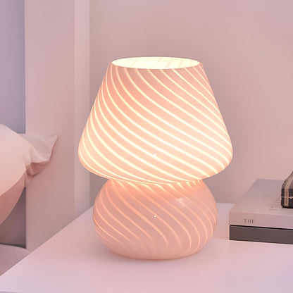 Hand-Blown Glass Table Lamp